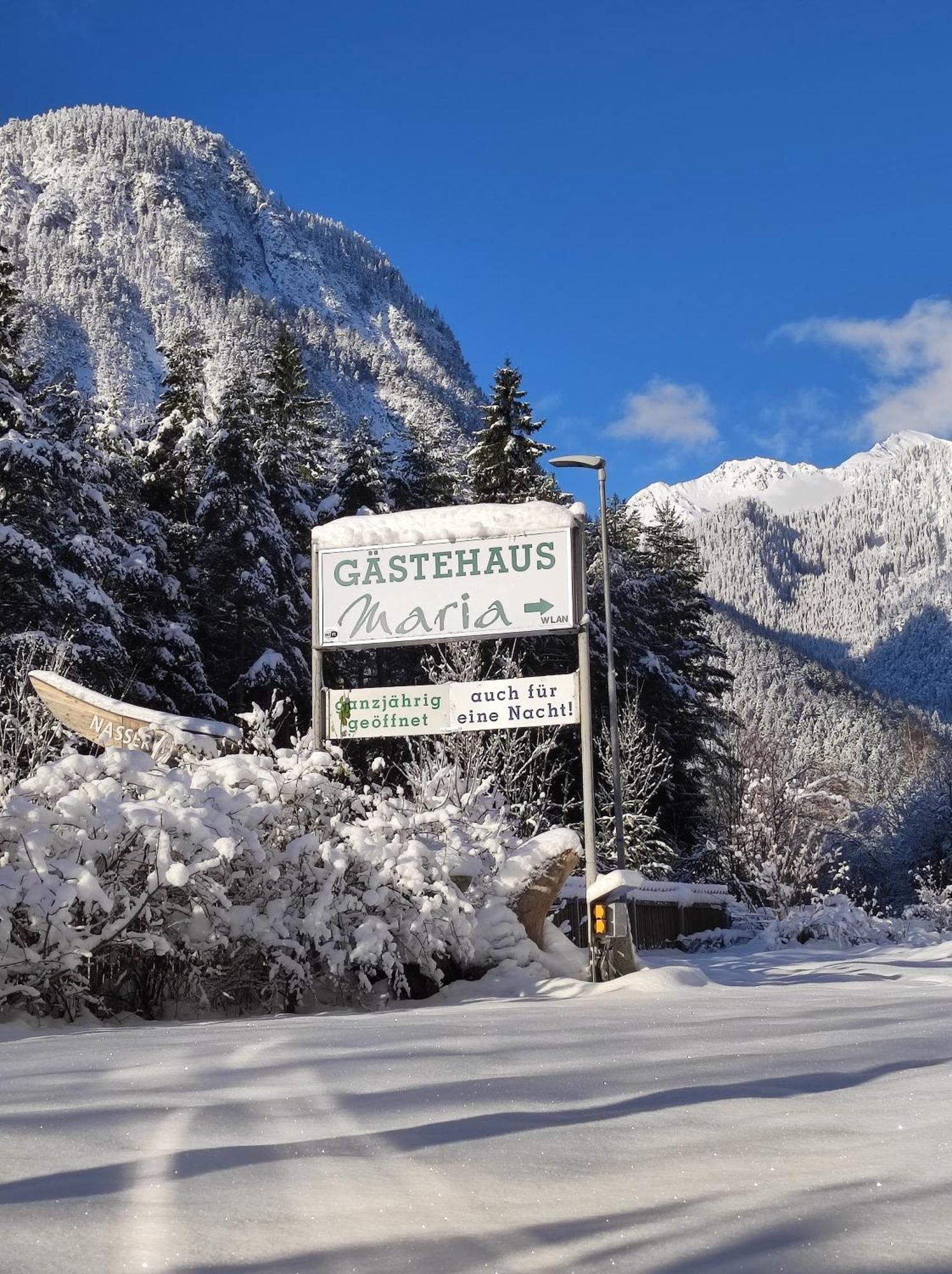 Gaestehaus Maria - Privatzimmer Nassereith Eksteriør bilde